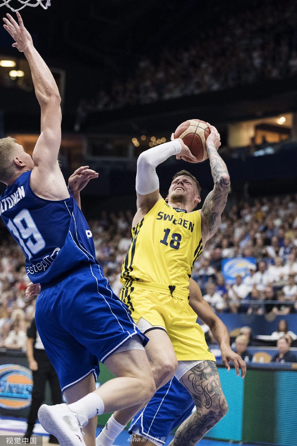 瑞典男篮在世界巡回赛中展现实力 瑞典男篮在世界巡回赛中展现实力